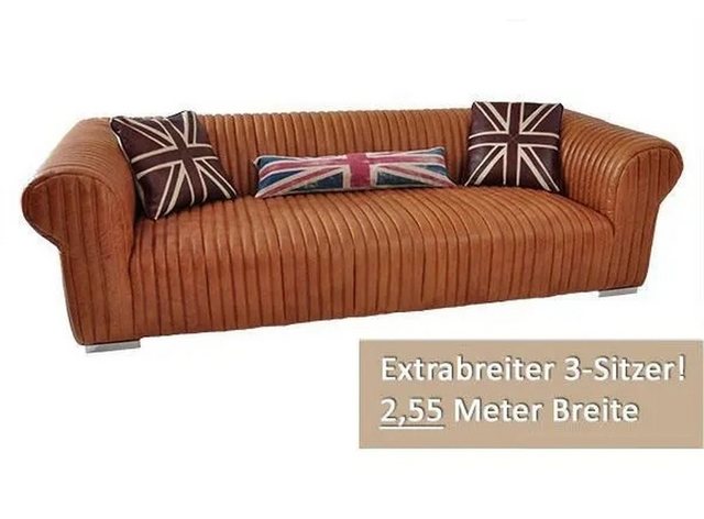 moebelfaktor 3-Sitzer Northridge 3D Columbia-Brown, Außergewöhnliches Polst günstig online kaufen