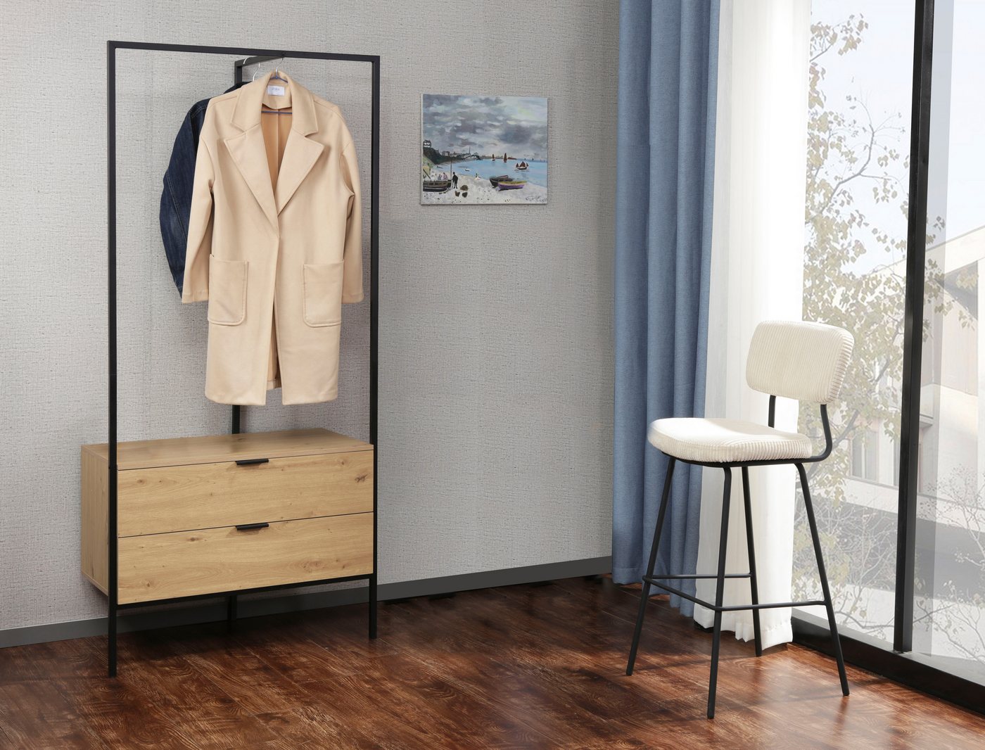 INOSIGN Garderobenschrank "Jersey", (1 St.), Freistehender Kleiderbügel mit günstig online kaufen