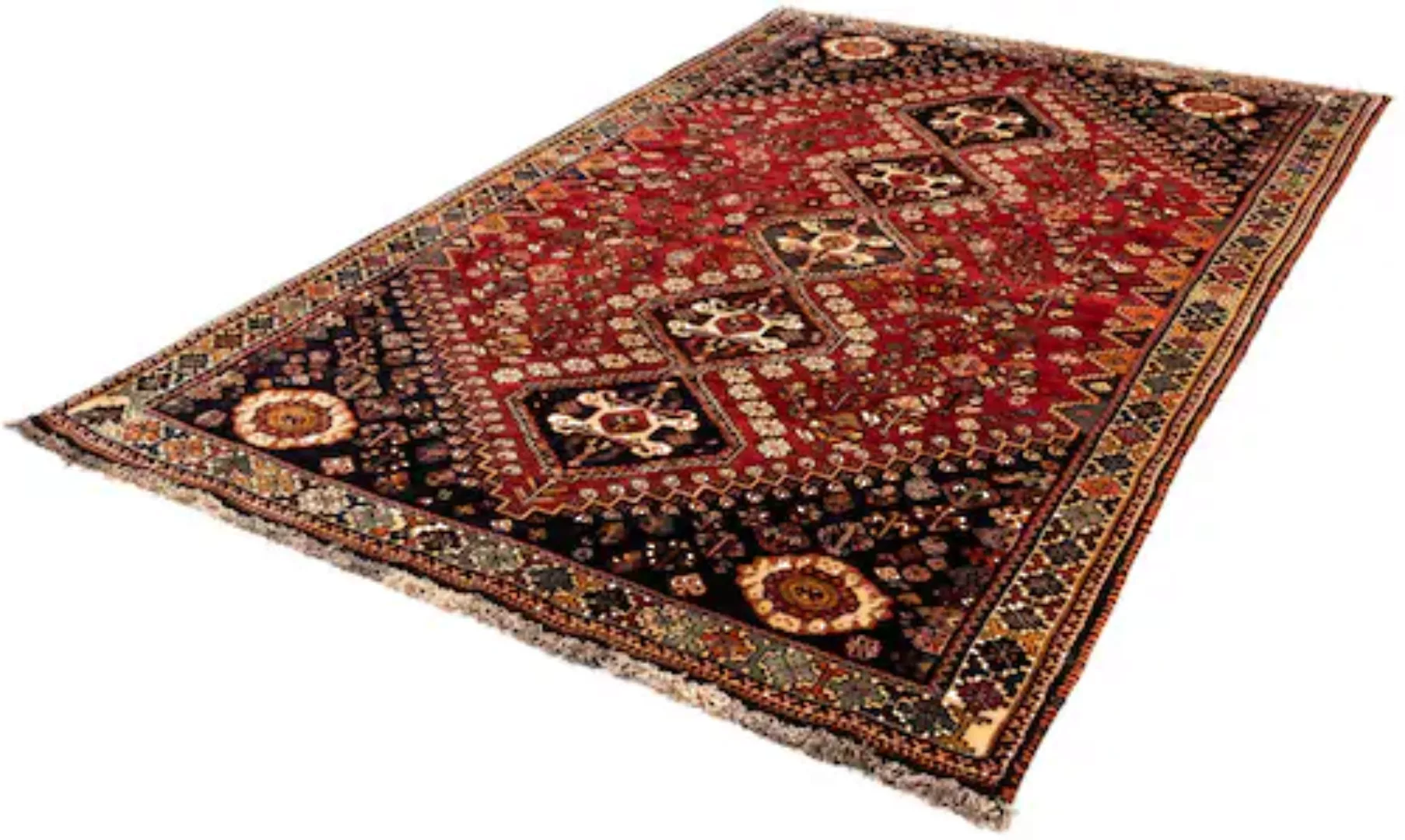 morgenland Wollteppich »Shiraz Medaillon 285 x 167 cm«, rechteckig, Unikat günstig online kaufen