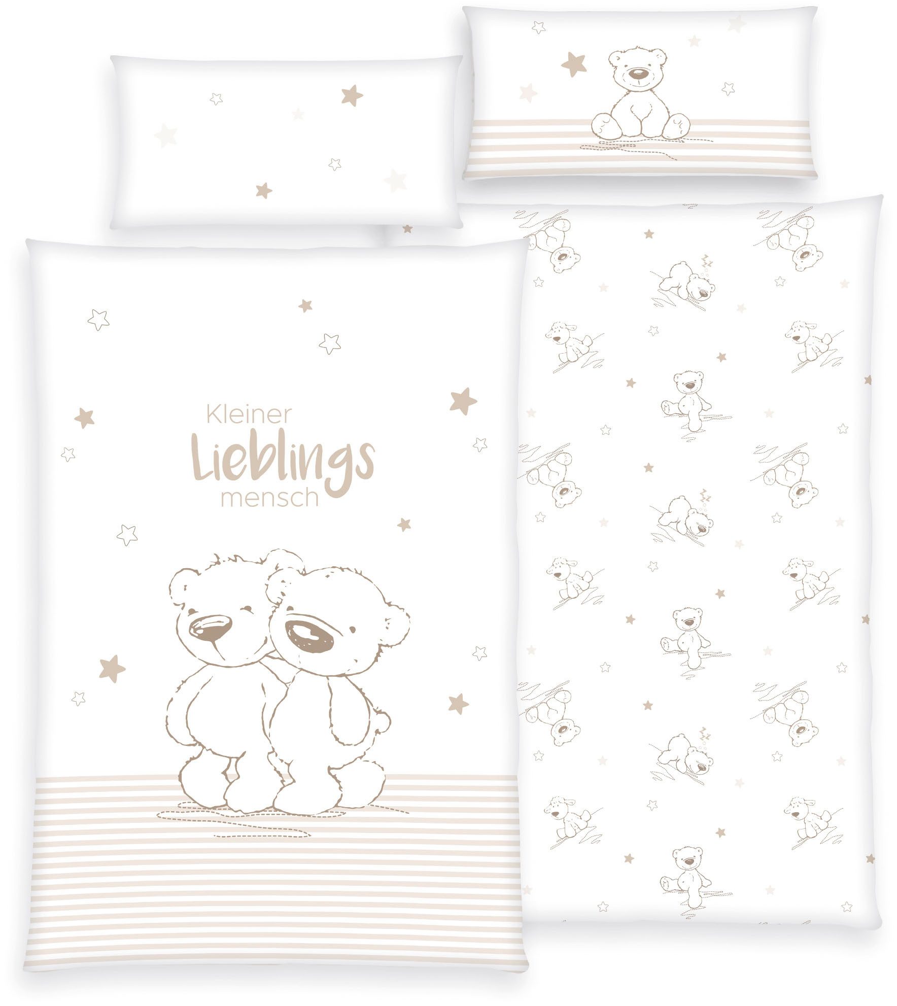 Lüttenhütt Kinderbettwäsche »Kleiner Liebling in Gr. 100x135 und 135x200 cm günstig online kaufen