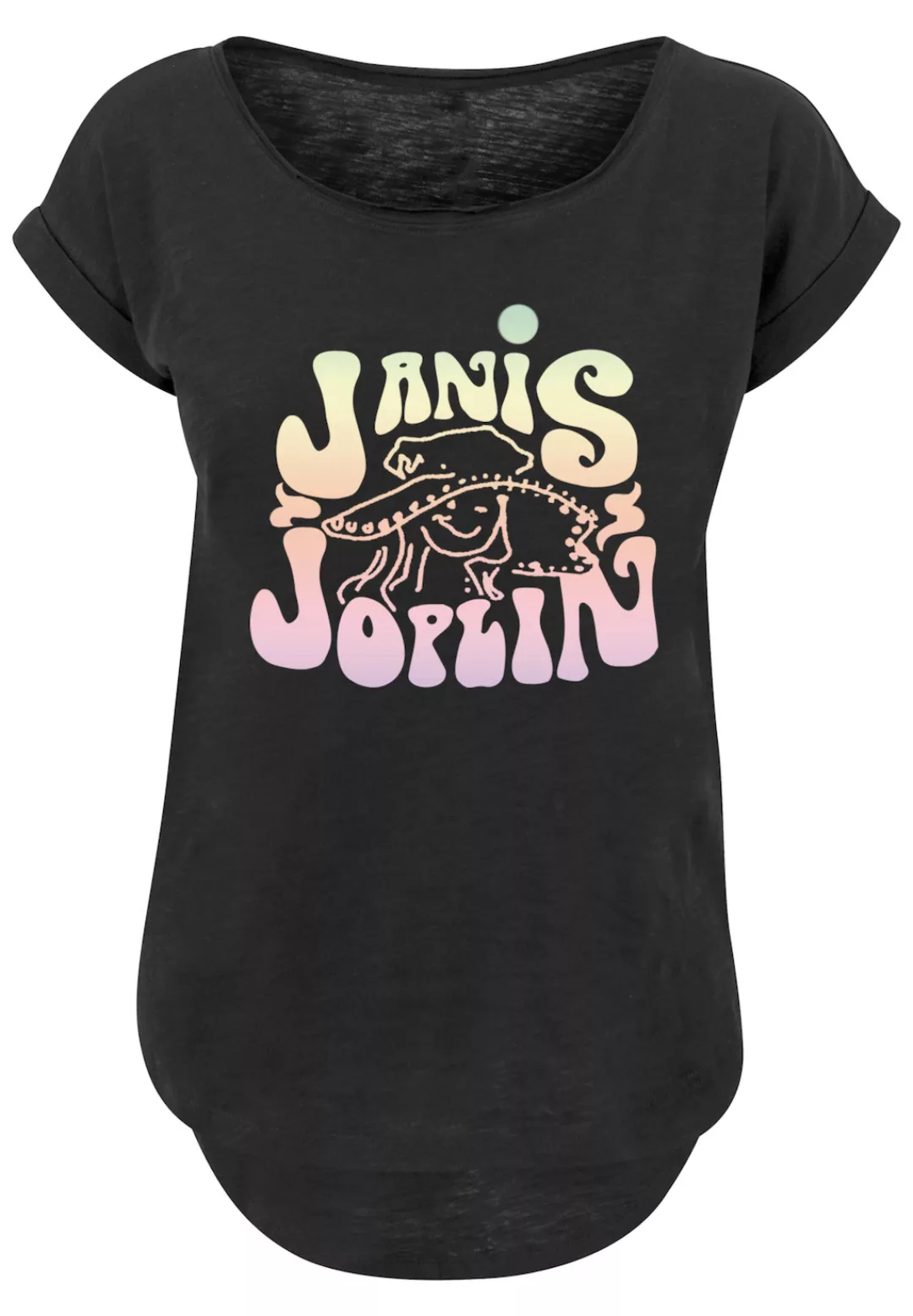 F4NT4STIC T-Shirt "Janis Joplin Pastel Logo", Print günstig online kaufen