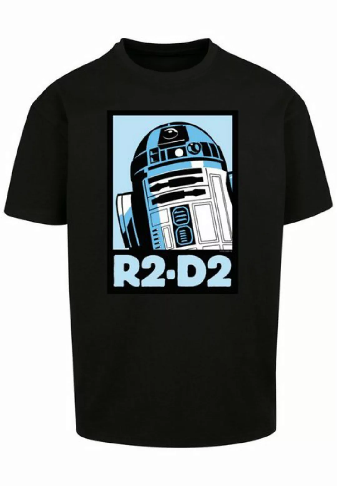 F4NT4STIC Kurzarmshirt F4NT4STIC Herren Star Wars R2-D2 Poster with Heavy O günstig online kaufen