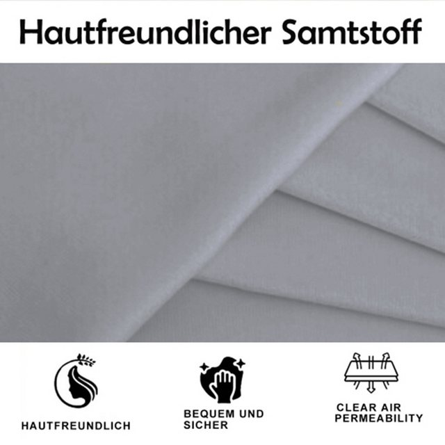 XDeer Polsterbett Polsterbett,mit LED-Leuchten und Lattenrost, Samtstoff, D günstig online kaufen