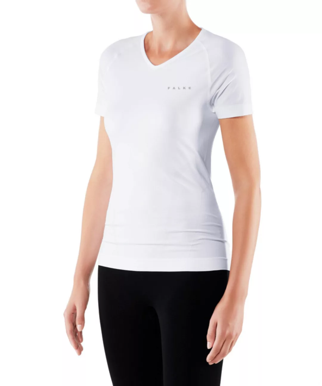 FALKE Damen Kurzarmshirt Warm, XL, Weiß, Uni, 39112-286005 günstig online kaufen