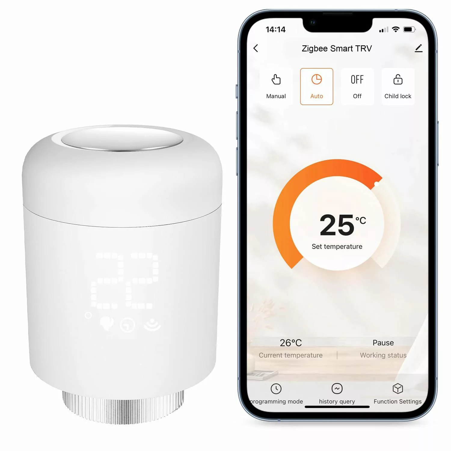 YI Heizkörperthermostat Heizkörperthermostat Zigbee Smart Heizungsthermosta günstig online kaufen