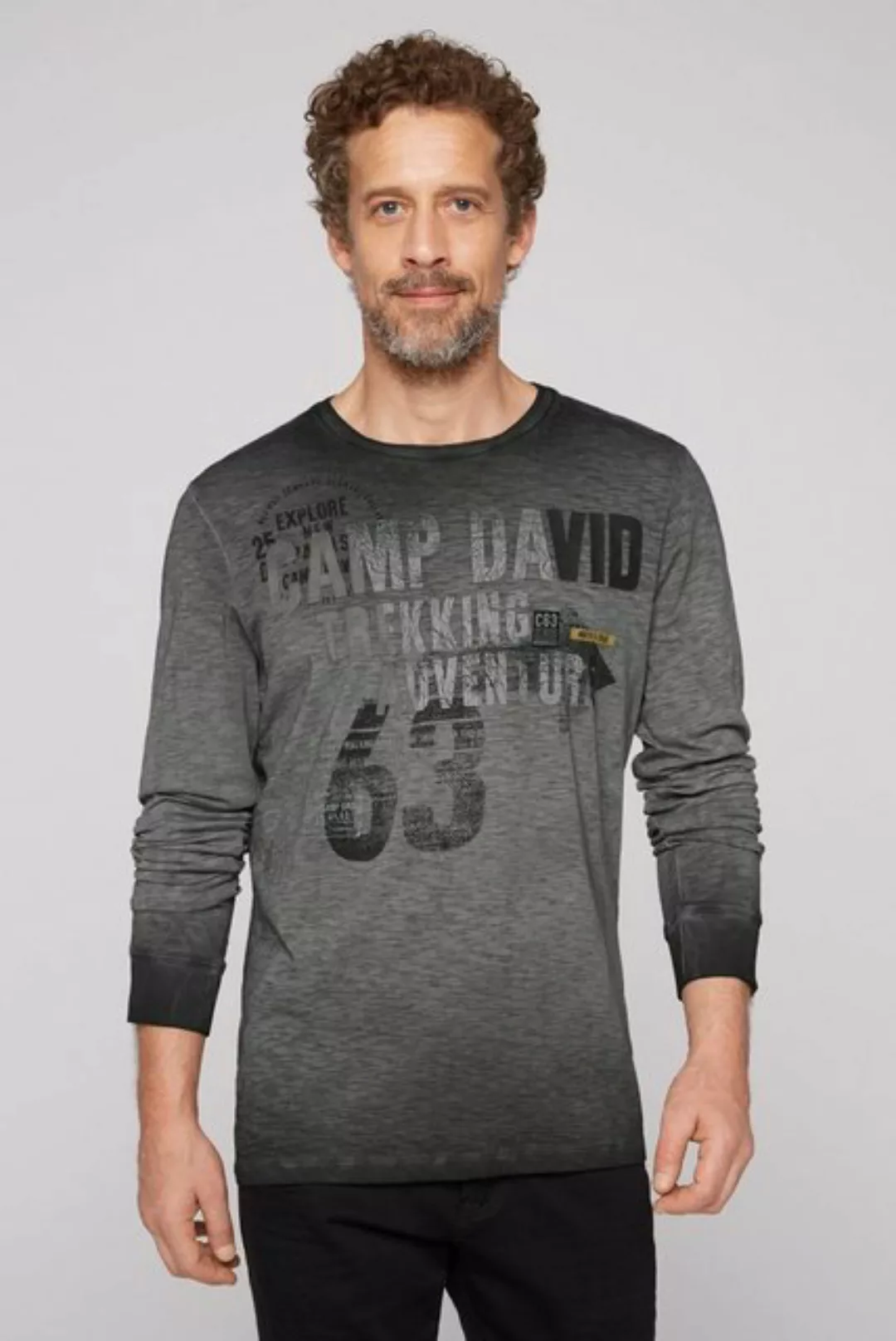 CAMP DAVID Langarmshirt aus Bio-Baumwolle günstig online kaufen