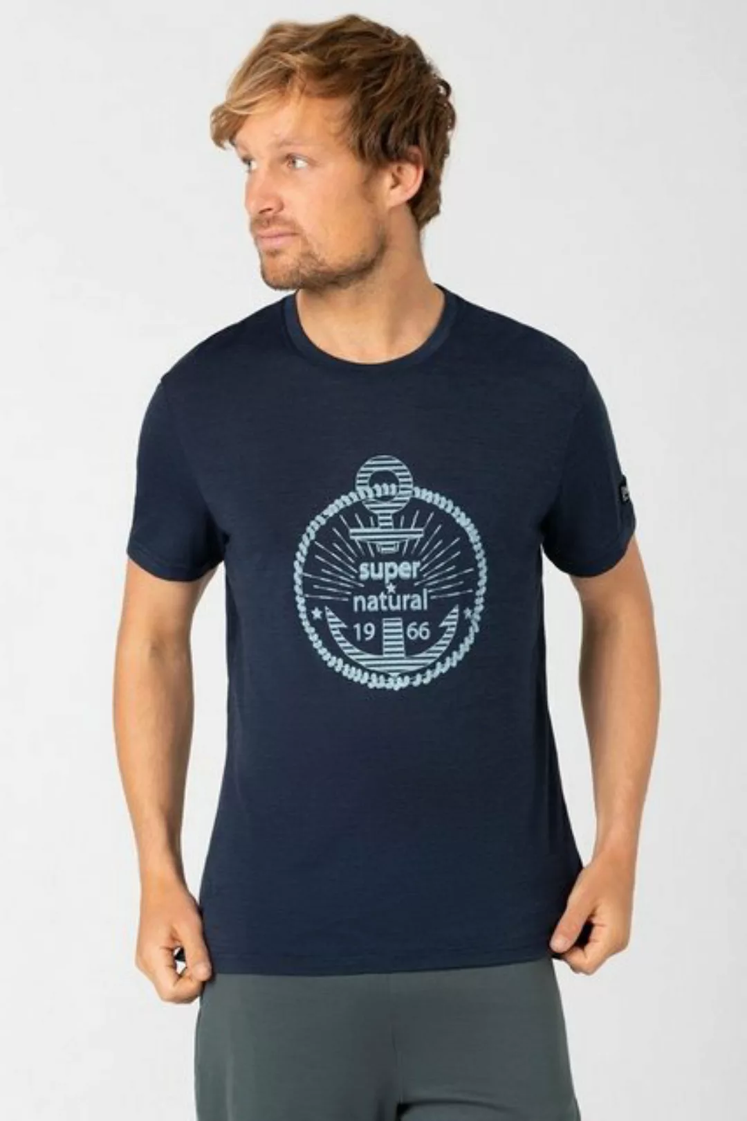 SUPER.NATURAL T-Shirt Merino T-Shirt M LEVANTE TEE funktioneller Merino-Mat günstig online kaufen