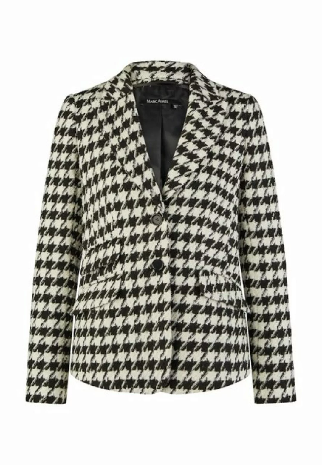 MARC AUREL Jackenblazer Blazer mit Hahnentrittmuster black varied günstig online kaufen