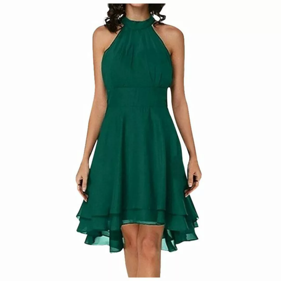 JDMGZSR Abendkleid Damenkleid mit einfarbiger Spitze und Blumenmuster Ärmel günstig online kaufen