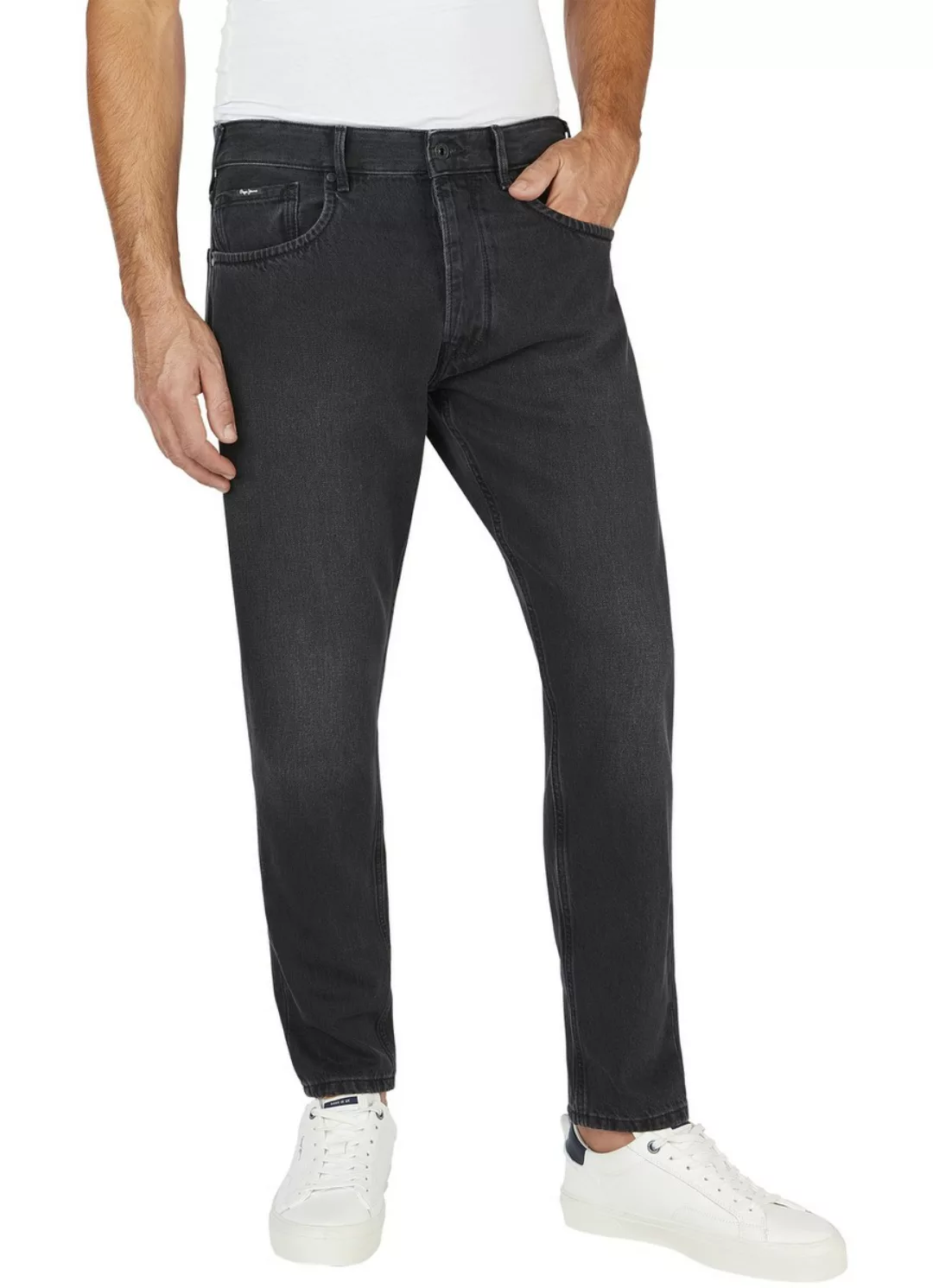 Pepe Jeans Herren Jeans CALLEN - Relaxed Fit - Schwarz - Black Denim günstig online kaufen