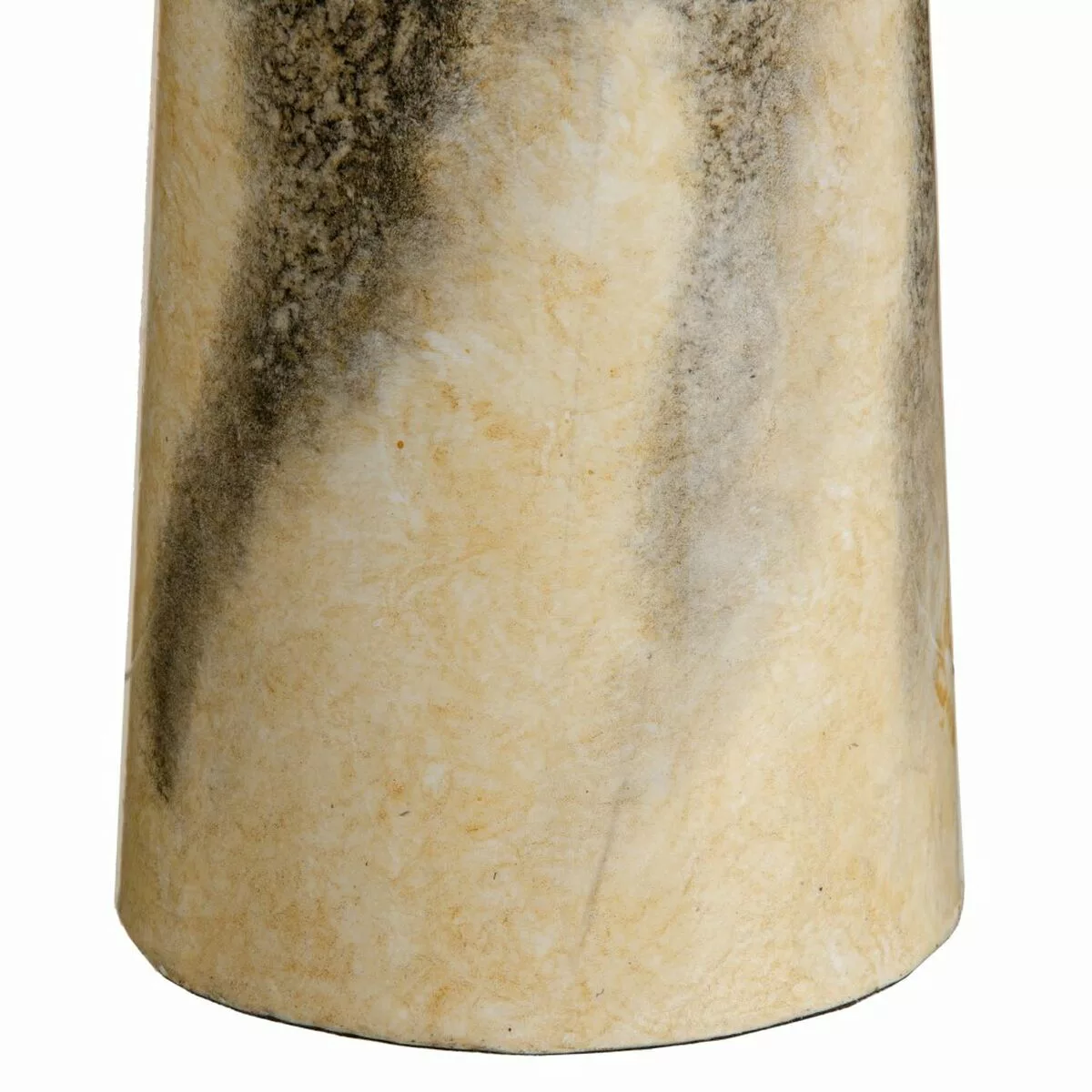 Vase Kristall Grau Creme 15 X 15 X 39 Cm günstig online kaufen