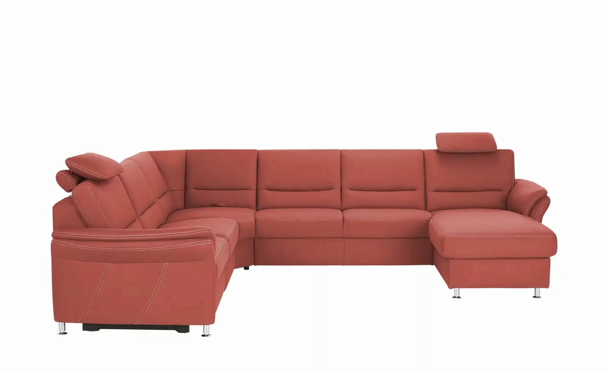 meinSofa Wohnlandschaft   Donald  ¦ rot ¦ Maße (cm): B: 330 H: 89 T: 262.0 günstig online kaufen