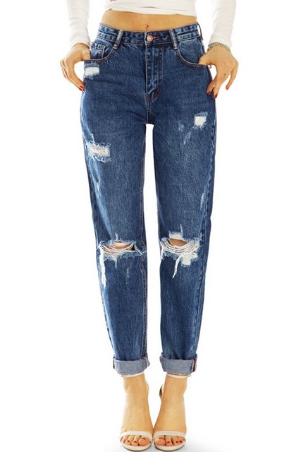 be styled Mom-Jeans Mom Jeans Boyfriend High Waist Hose - Destroyed Locker günstig online kaufen