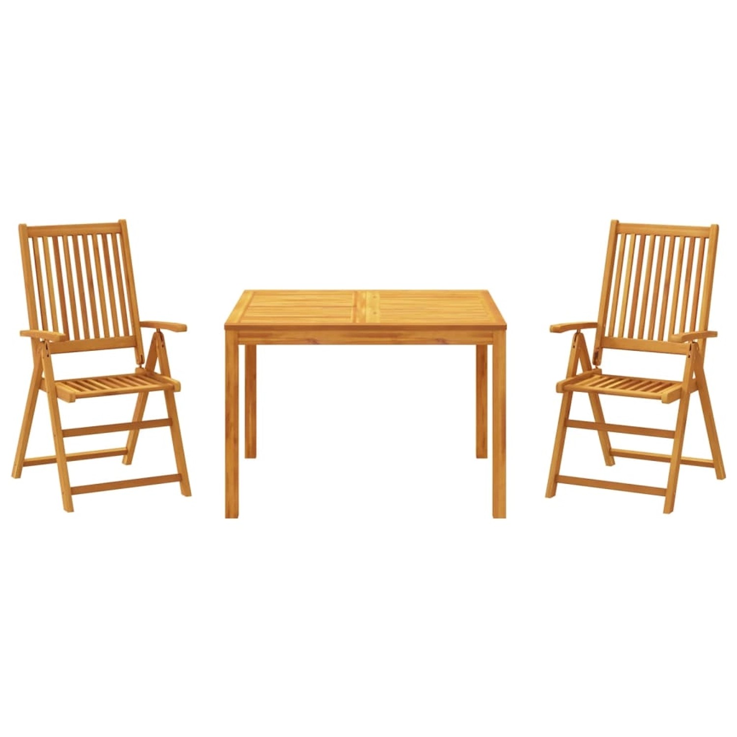 vidaXL 3-Tlg Garten-Essgruppe Massivholz Akazie 3295255 günstig online kaufen
