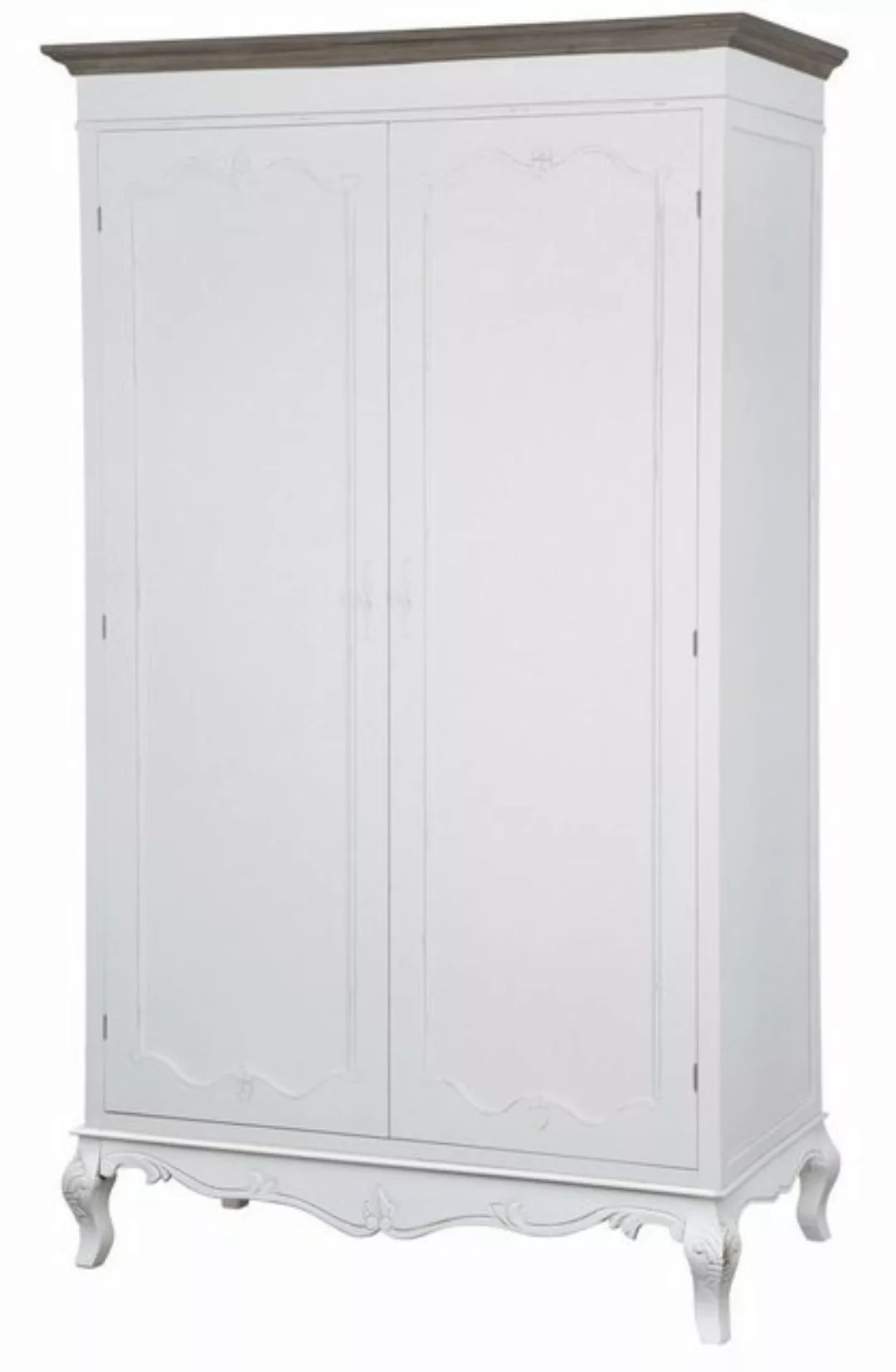 Livin Hill Kleiderschrank Rimini White Provenzalischer Stil, geschwungene B günstig online kaufen