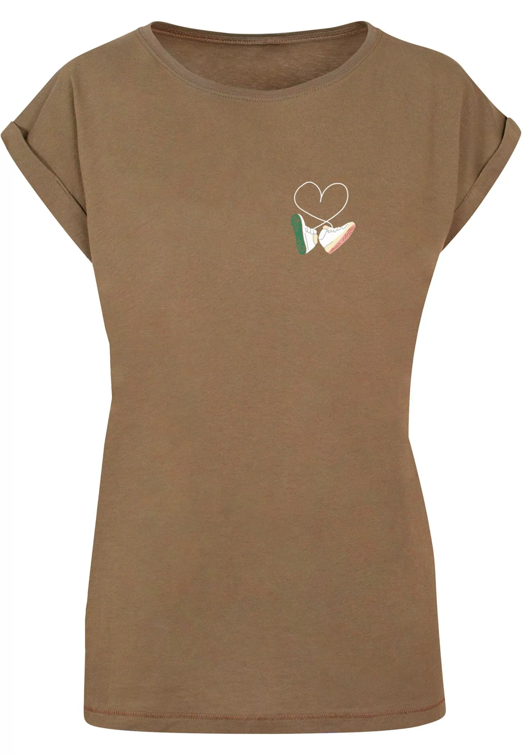 MisterTee Kurzarmshirt "MisterTee Damen Ladies Kicks Love EMB Tee", (1 tlg. günstig online kaufen