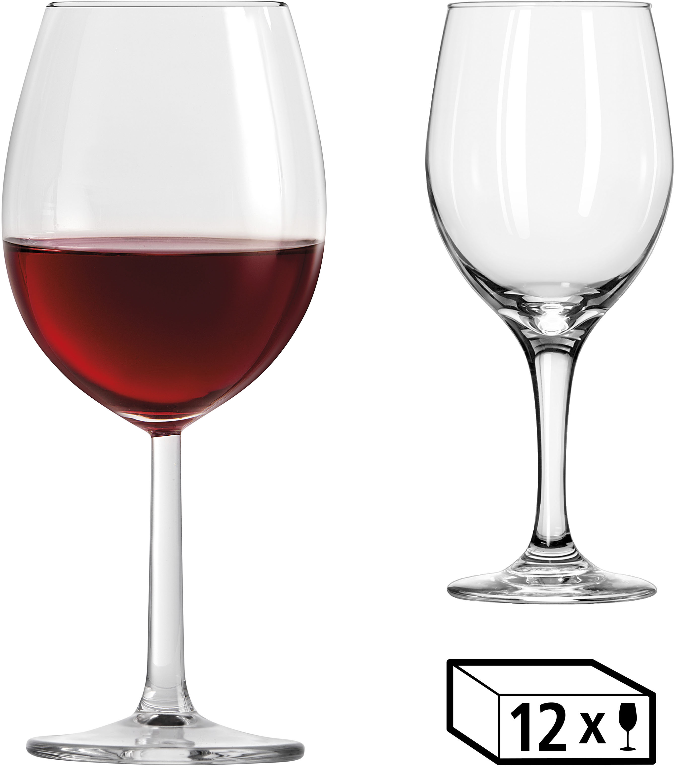 LIBBEY Weinglas »Libbey Gläser-Set -PERCEPTION-, 12er Set«, (Set, 12 tlg.), günstig online kaufen