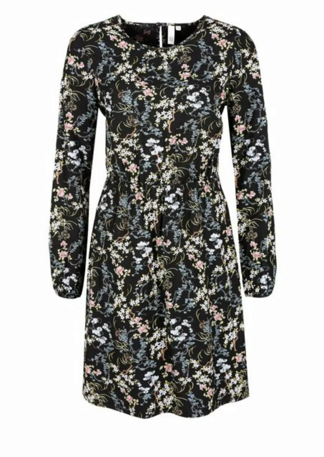 QS A-Linien-Kleid Blumenkleid günstig online kaufen