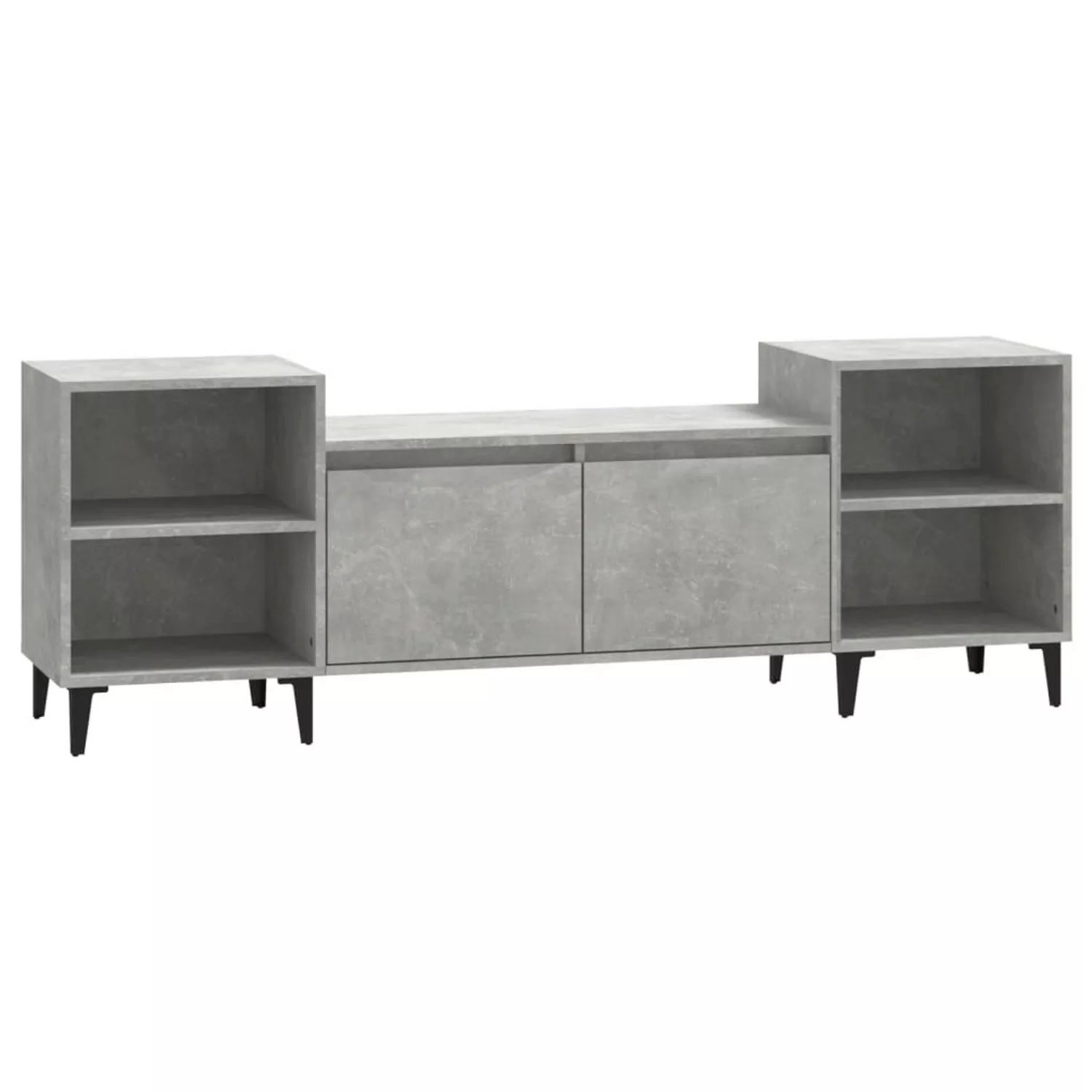 Vidaxl Tv-schrank Betongrau 160x35x55 Cm Holzwerkstoff günstig online kaufen