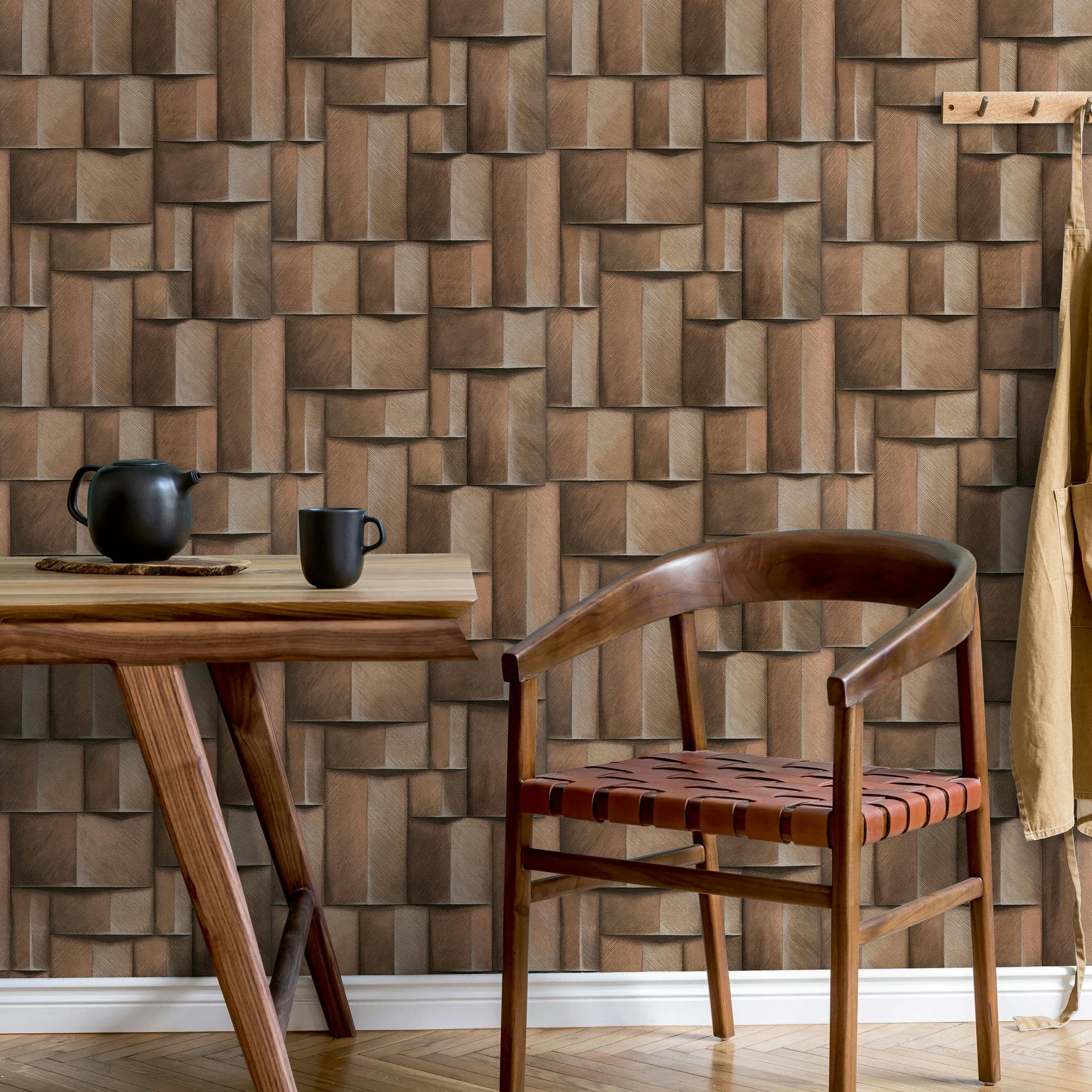 Marburg Vliestapete Tapete Modern Cubes, geprägt, günstig online kaufen