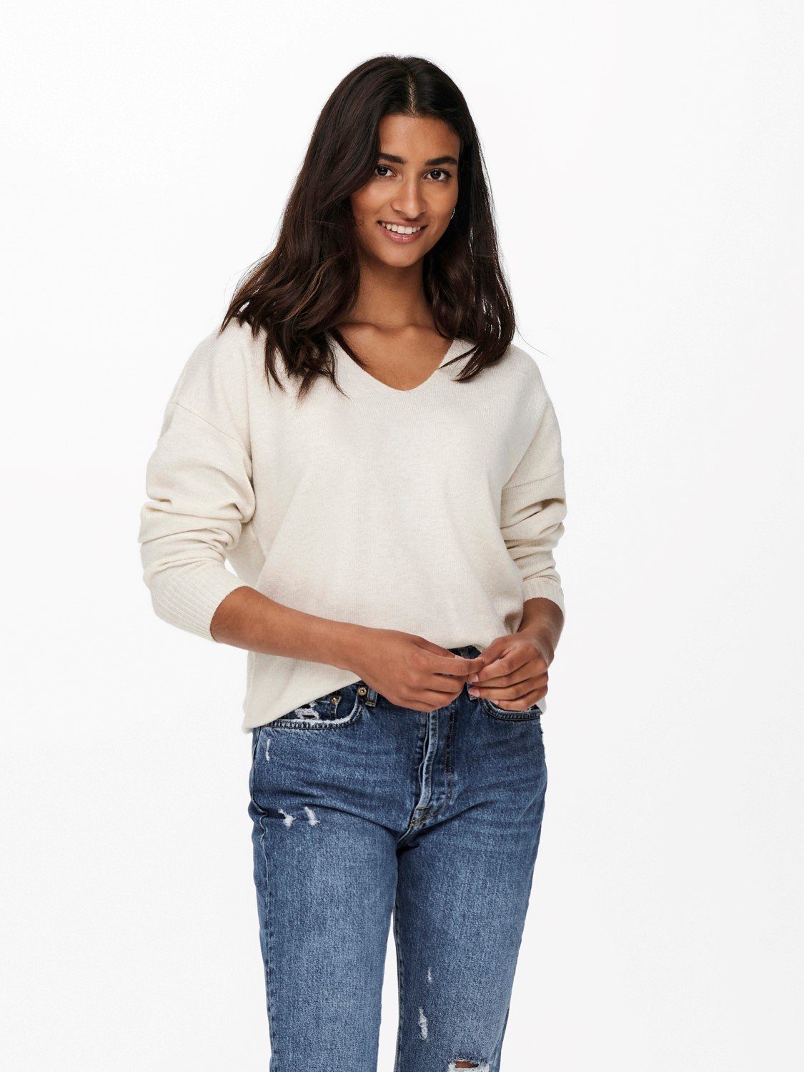 ONLY Strickpullover Feinstrick ONLRICA LIFE Longsleeve günstig online kaufen