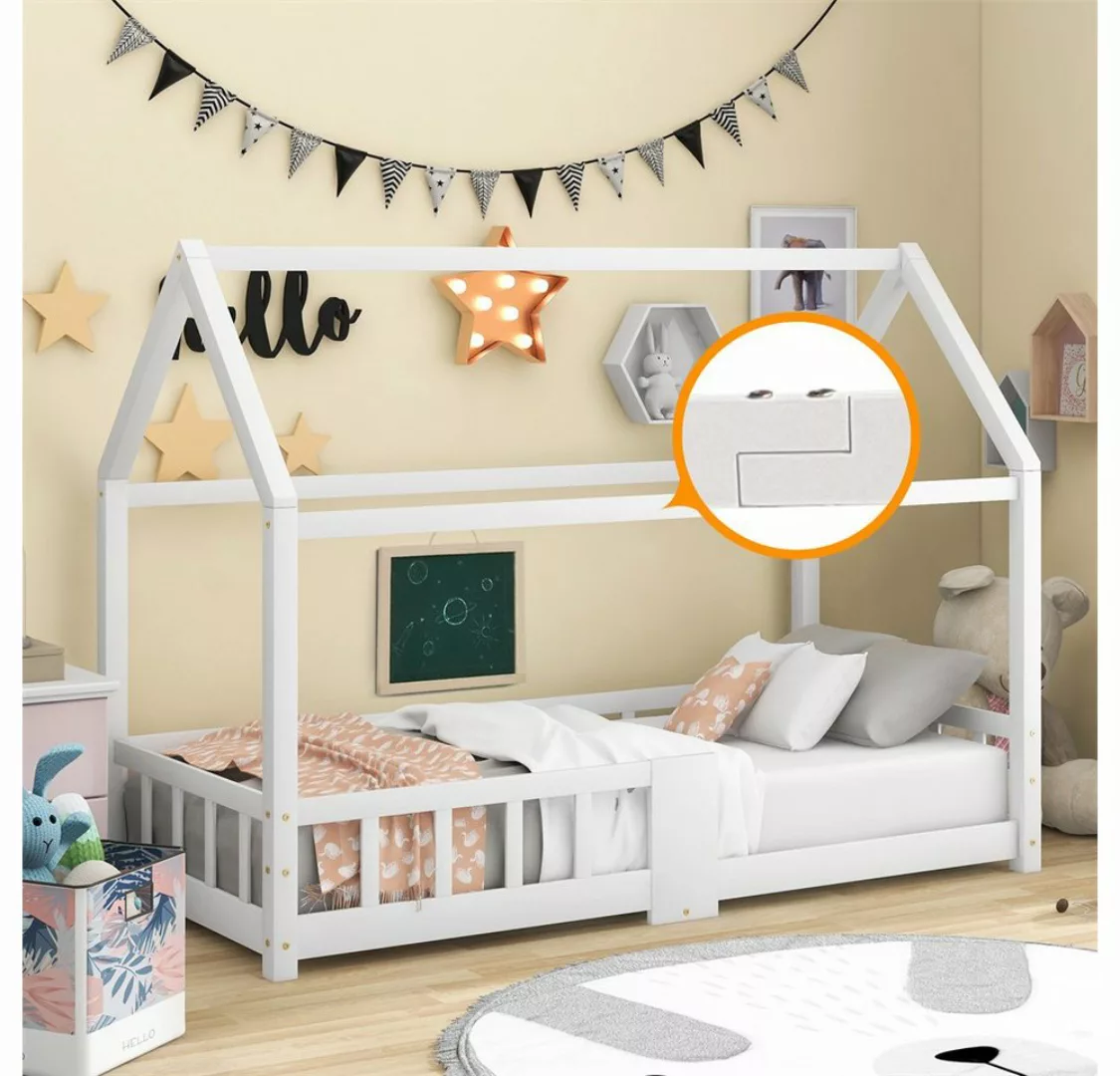 XDeer Kinderbett Kinderbett 90 x 200 cm Holzbett für das Kinderzimmer, inkl günstig online kaufen