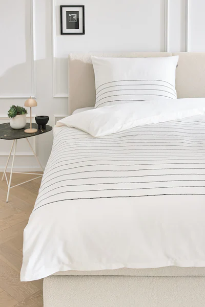 Musterring Wendebettwäsche Simple, Renforcé, 2 teilig, günstig online kaufen
