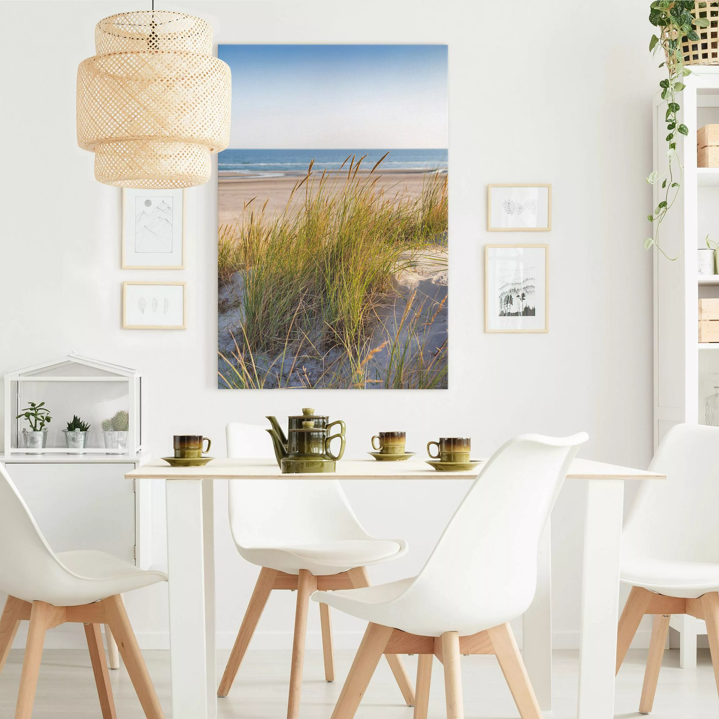 Leinwandbild Stranddüne am Meer günstig online kaufen