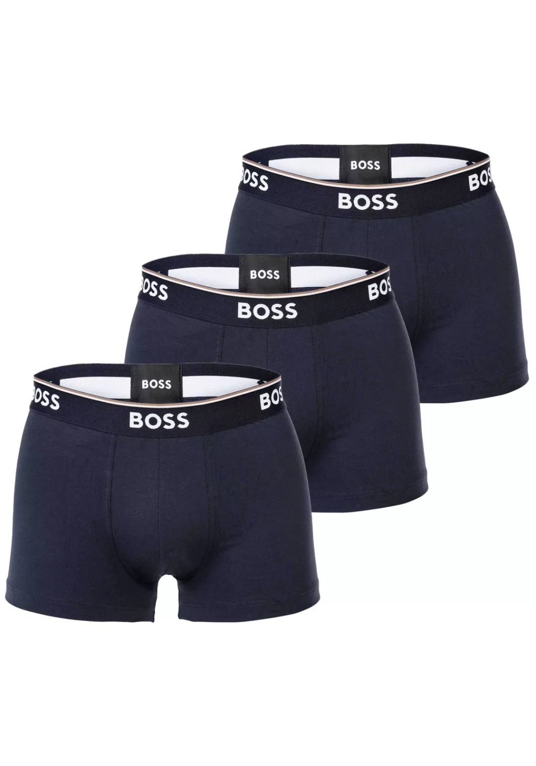 BOSS Boxer, (Packung, 3 St., 3er-Pack), mit BOSS Schriftzug auf dem Bund günstig online kaufen