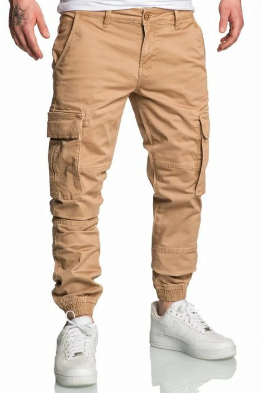 REPUBLIX Cargohose Luke Herren Cargo Jogger Chino Hose Jeans günstig online kaufen