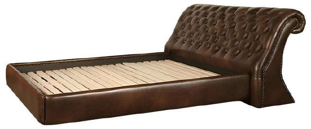 JVmoebel Bett Wasserbett Chesterfield Lederbett Bett Wasser Polster Doppel günstig online kaufen