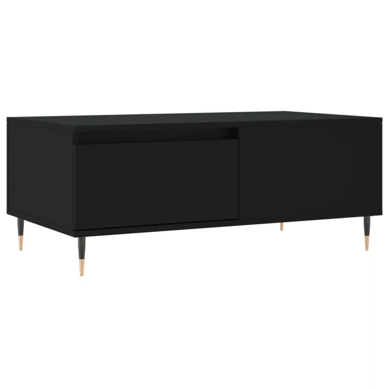 vidaXL Couchtisch Schwarz 90x50x36,5 cm Holzwerkstoff Modell 3 günstig online kaufen