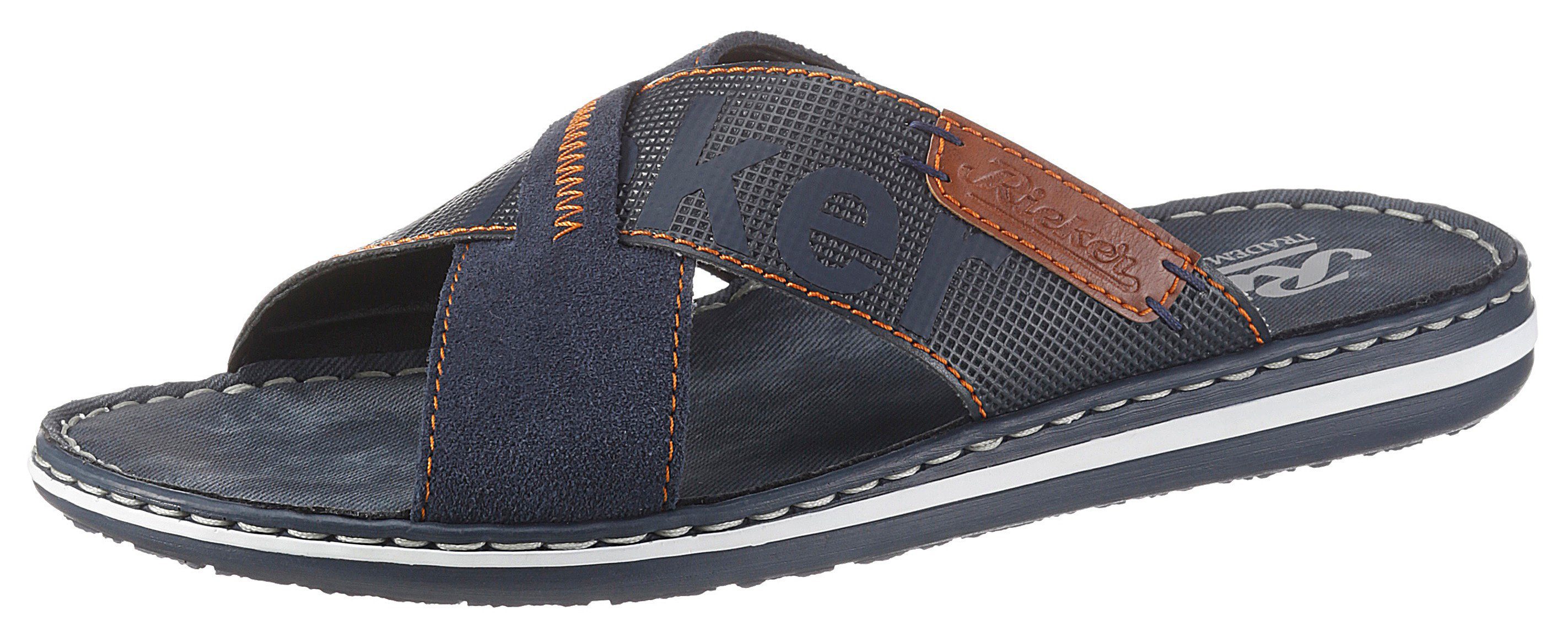 Rieker Pantolette, Sommerschuh, Schlappen, Poolslides, mit günstig online kaufen