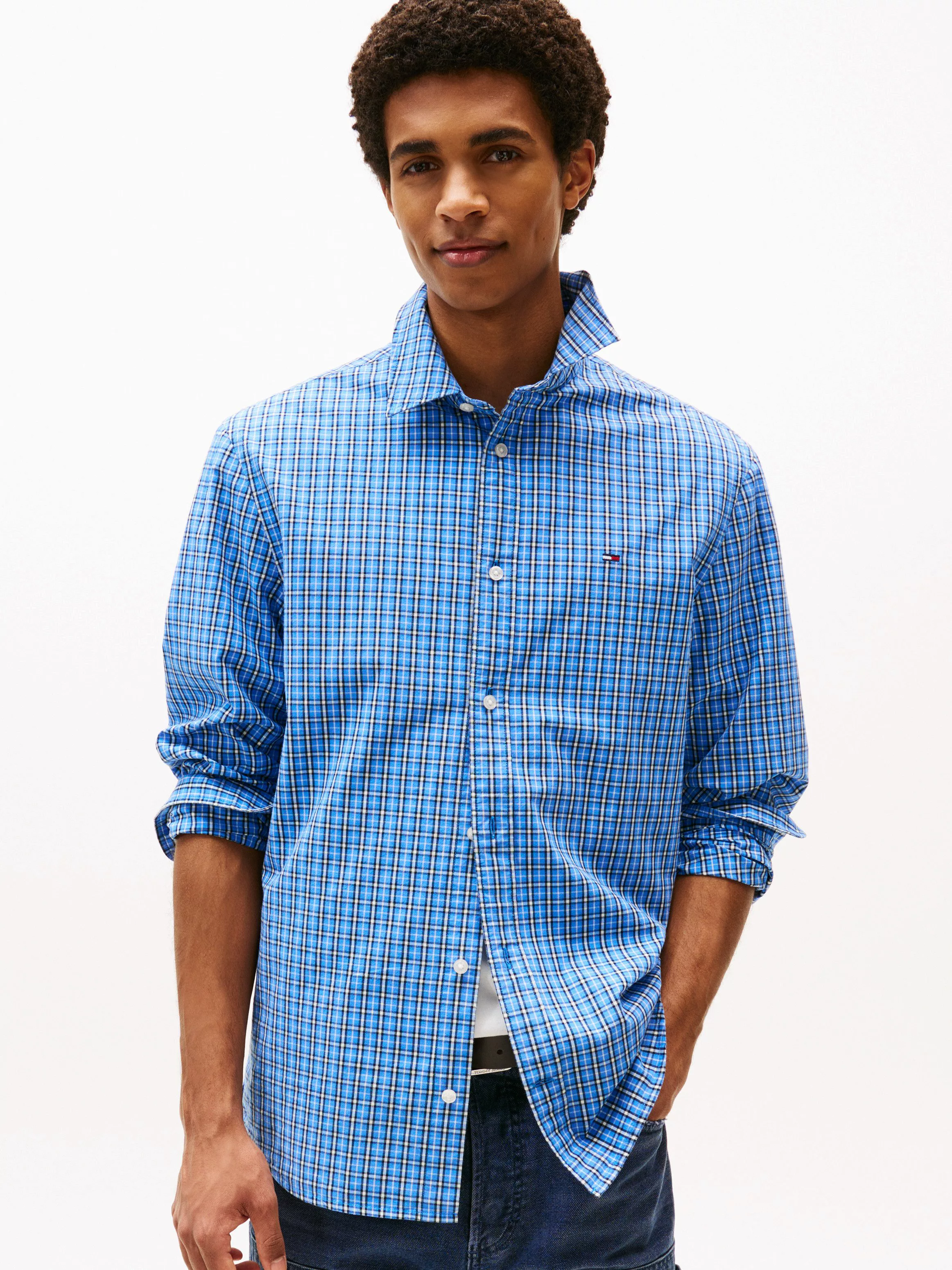 Tommy Jeans Langarmhemd TJM ESSNT POPLIN günstig online kaufen