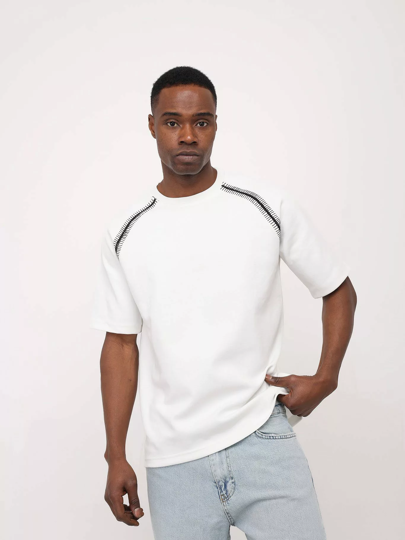 Denim House T-Shirt Lässiges Herren Regular günstig online kaufen