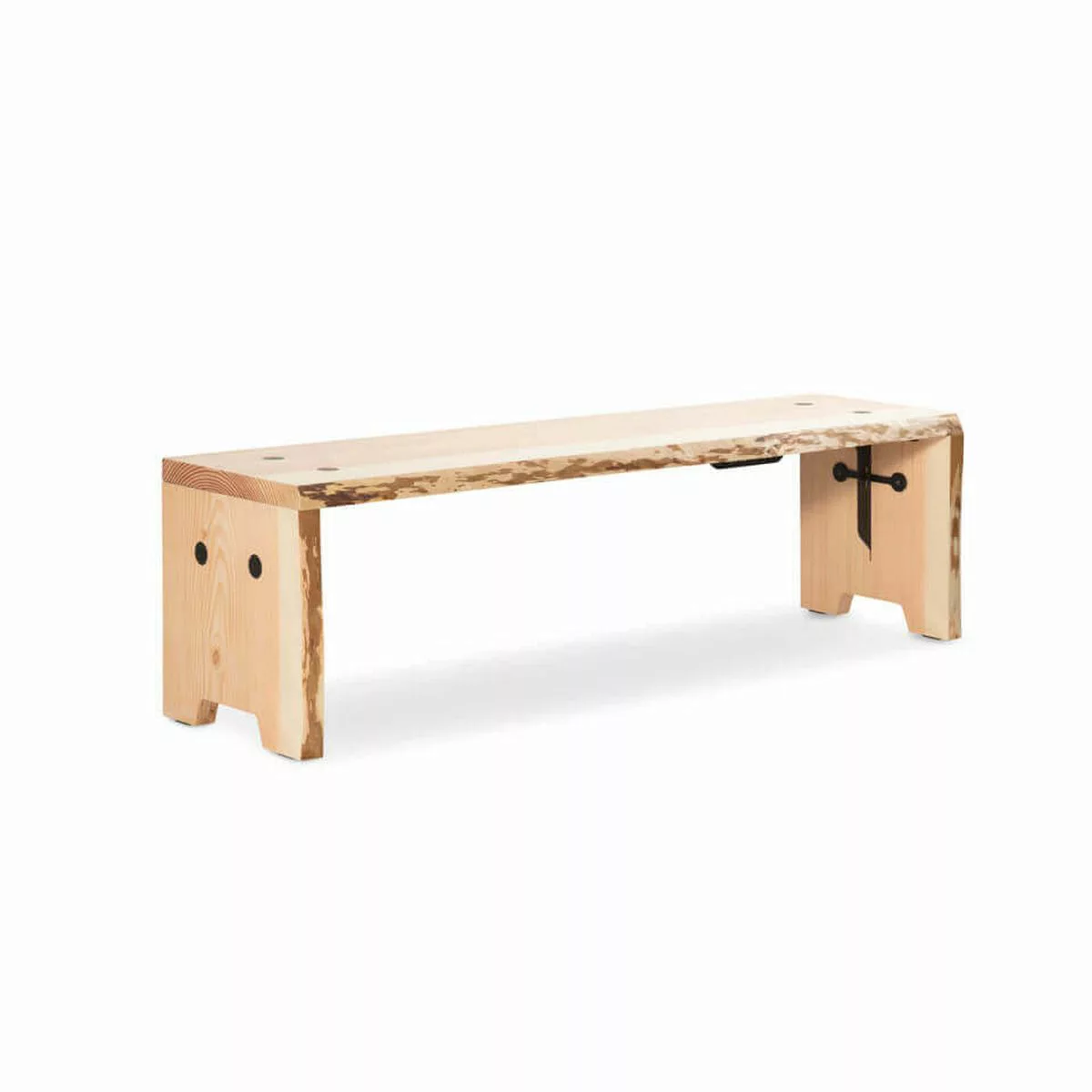 Forestry Bench - Bank 160 cm (3 Personen) raw günstig online kaufen