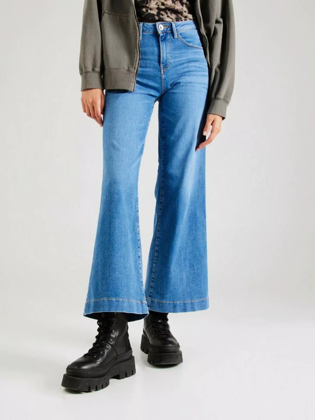 Garcia High-waist-Jeans (1-tlg) Plain/ohne Details günstig online kaufen