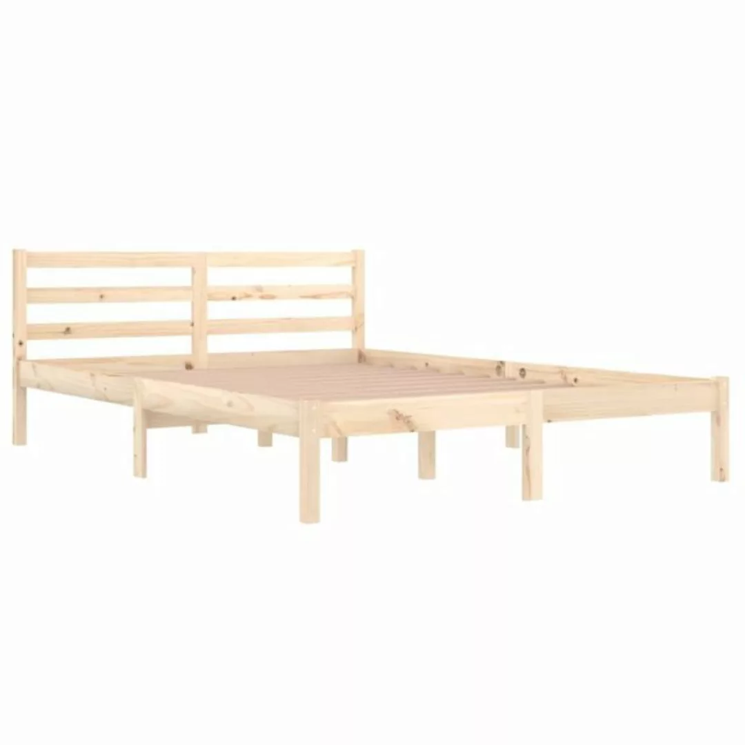 möbelando Bett Berenbrock (L/B/H: 205x145x69 cm), aus Massives Kiefernholz günstig online kaufen