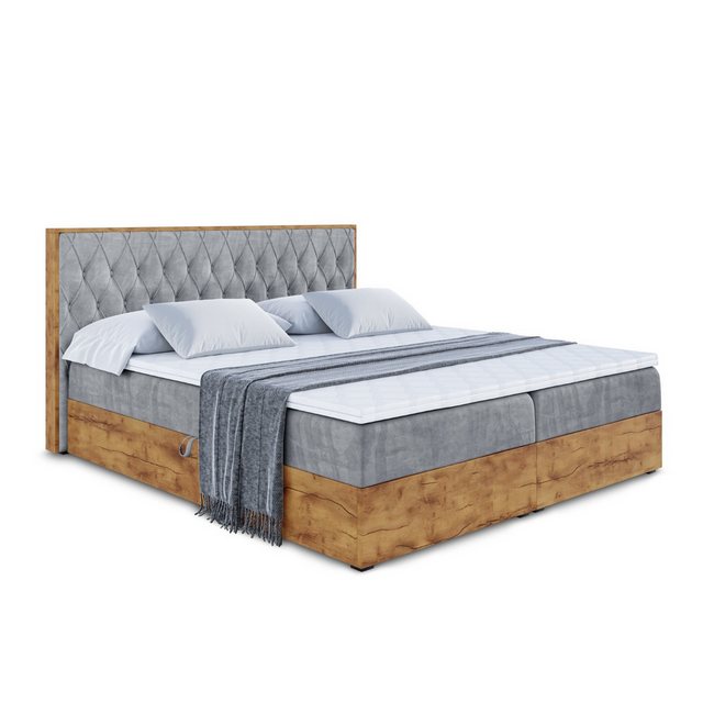 ALTDECOR Boxspringbett LOLLI5 (Multipocket-Matratze H4. H3 Matratze Bonellf günstig online kaufen