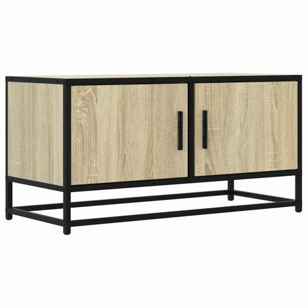 vidaXL Schrankmodule TV-Schrank Schwarz 60x31x39,5 cm Holzwerkstoff und Met günstig online kaufen