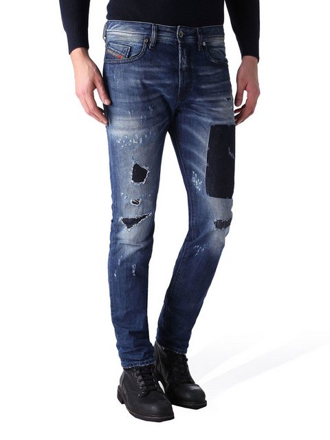 Diesel Tapered-fit-Jeans Diesel Buster 0848H Herren Jeans Hose Slim Tapered günstig online kaufen