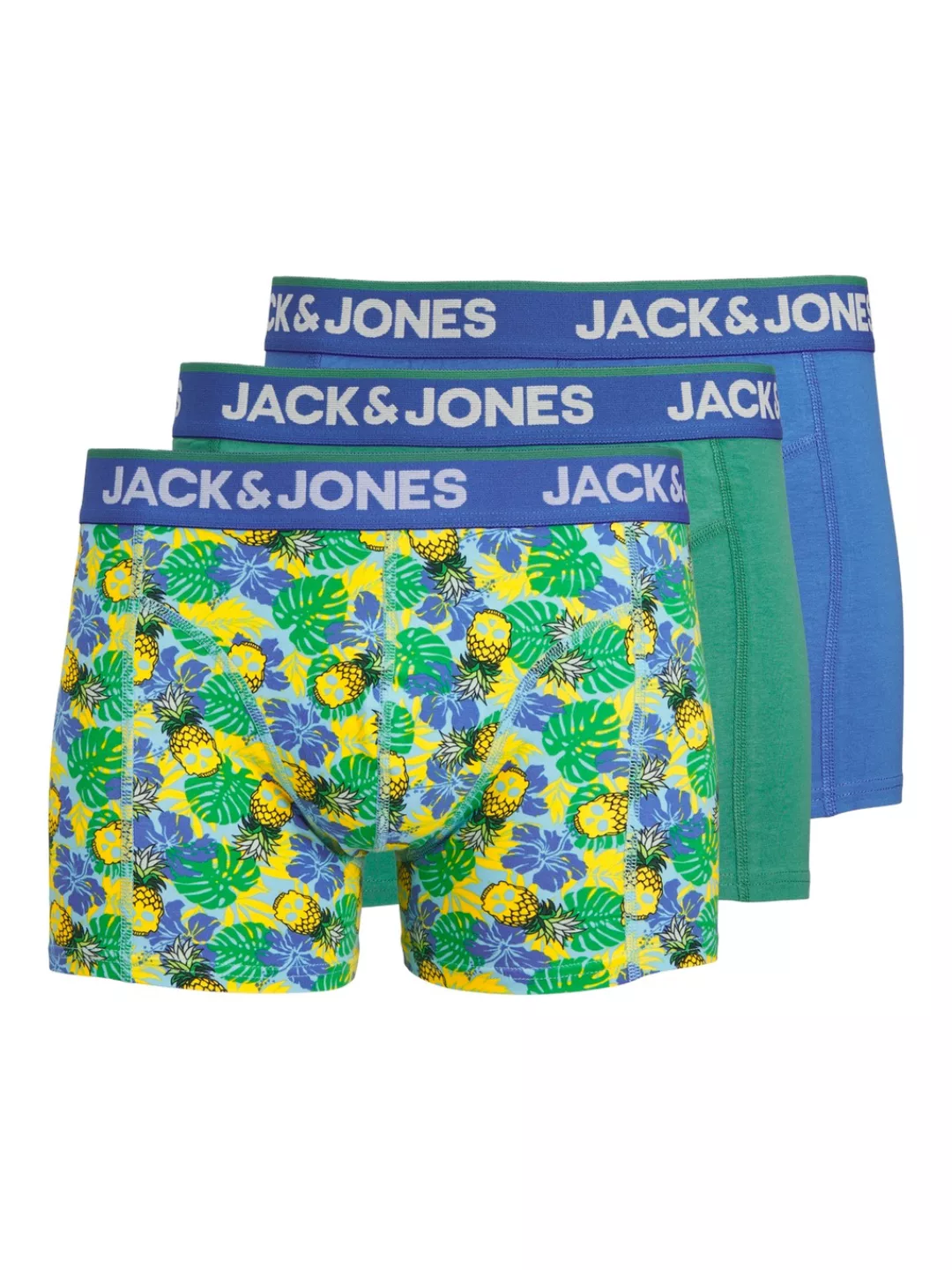 Jack & Jones Boxershorts "JACPINEAPPLE SKULL TRUNKS 3 PACK SN", (Packung, 3 günstig online kaufen