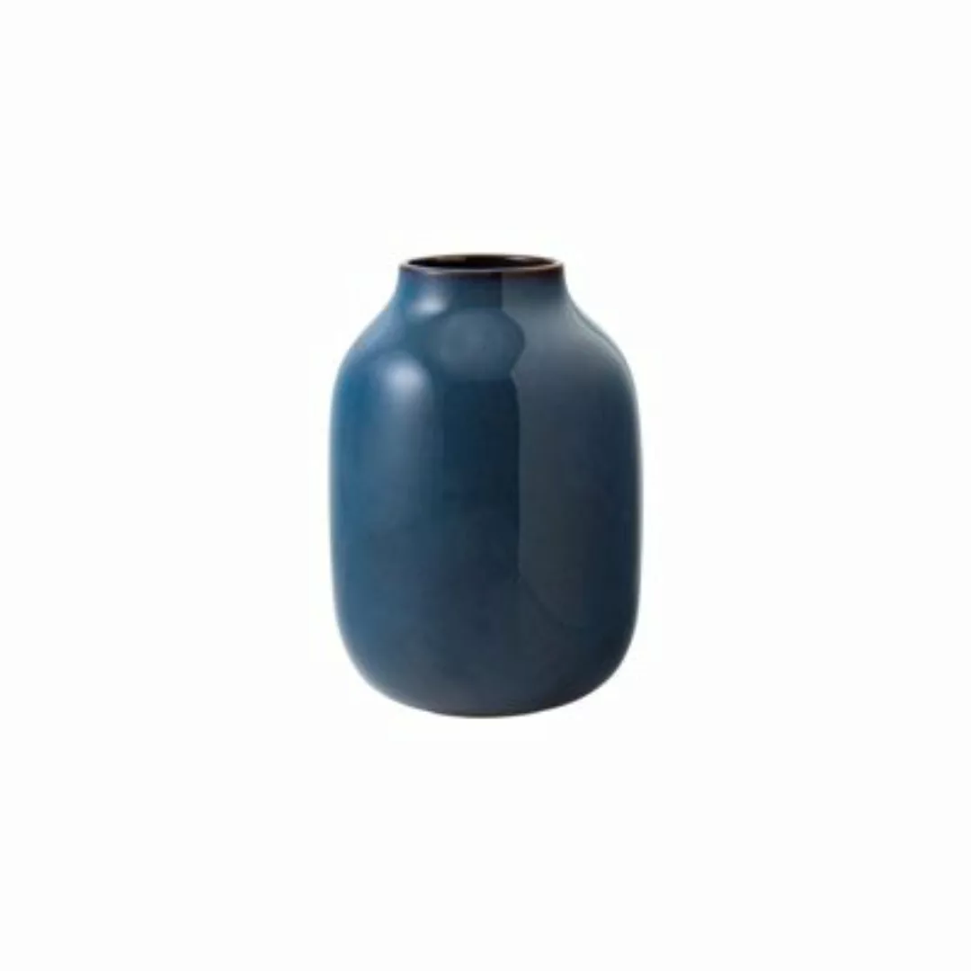 Villeroy & Boch Lave Home Vase Shoulder bleu uni 22 cm Vasen blau günstig online kaufen