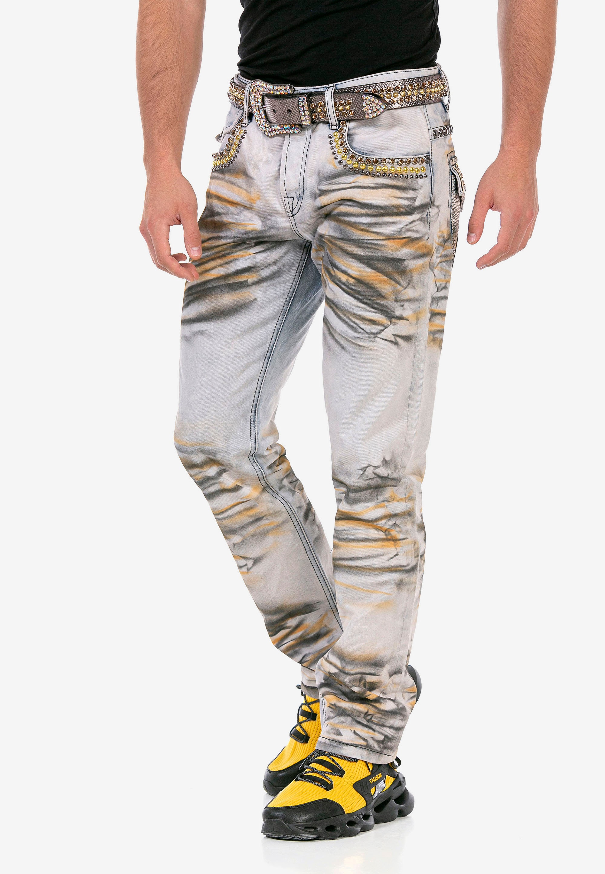 Cipo & Baxx Bequeme Jeans, in extravagantem Look günstig online kaufen