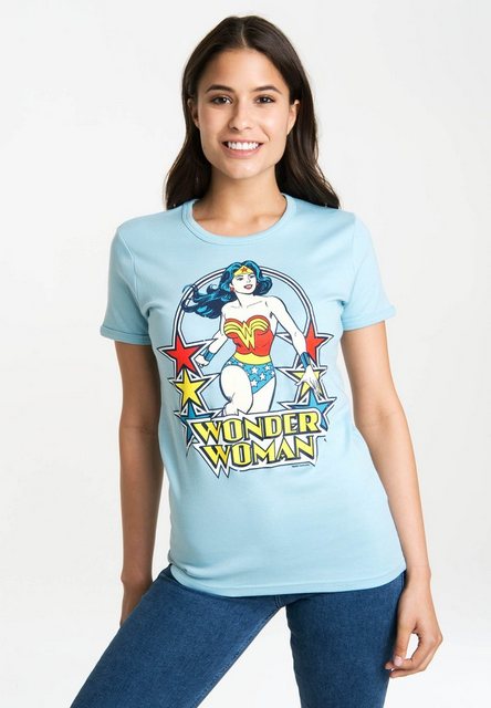 LOGOSHIRT T-Shirt "Wonder Woman – Stars", mit lizenziertem Originaldesign günstig online kaufen