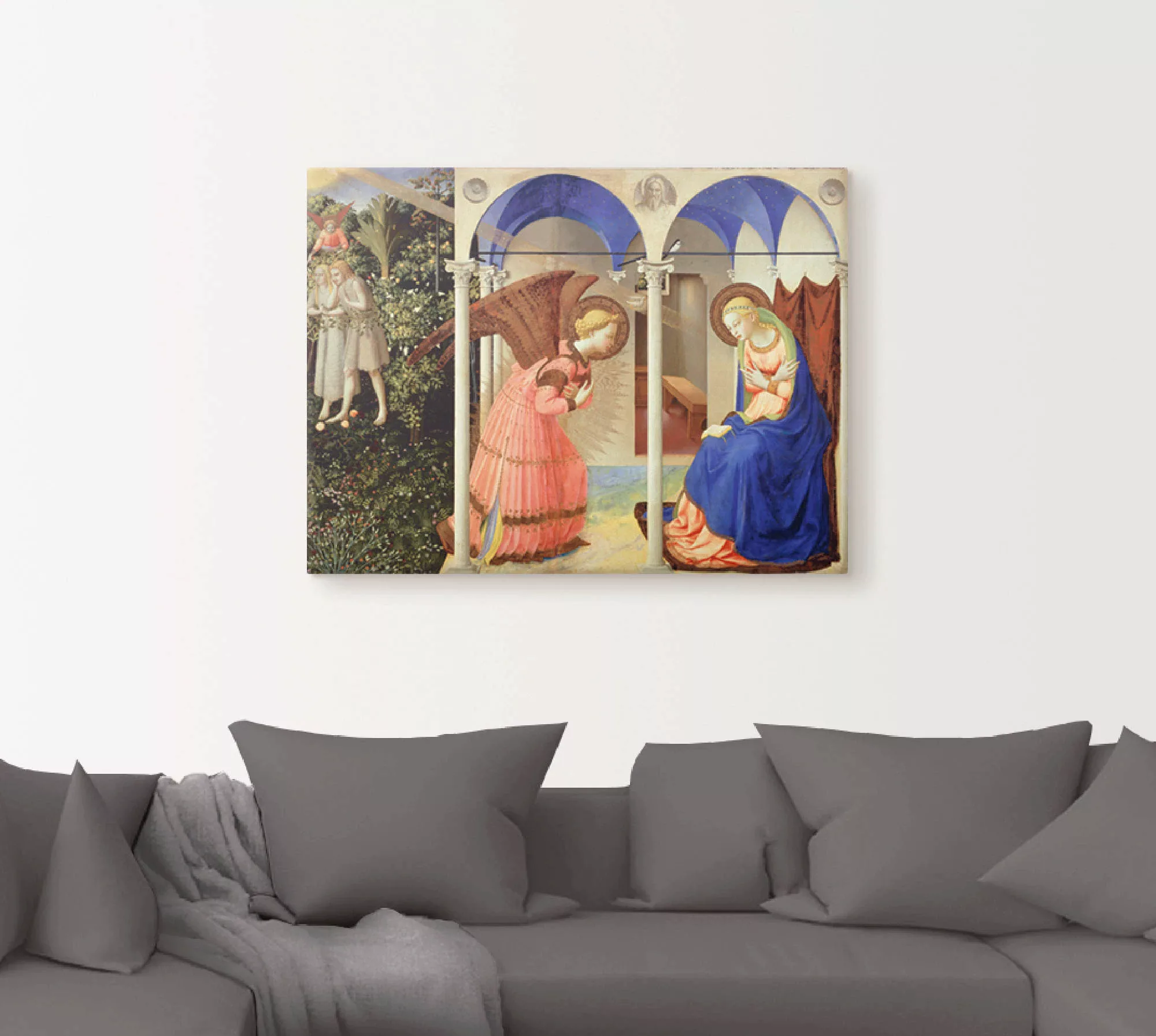 Artland Leinwandbild "Verkündigung an Maria", Religion, (1 St.), auf Keilra günstig online kaufen