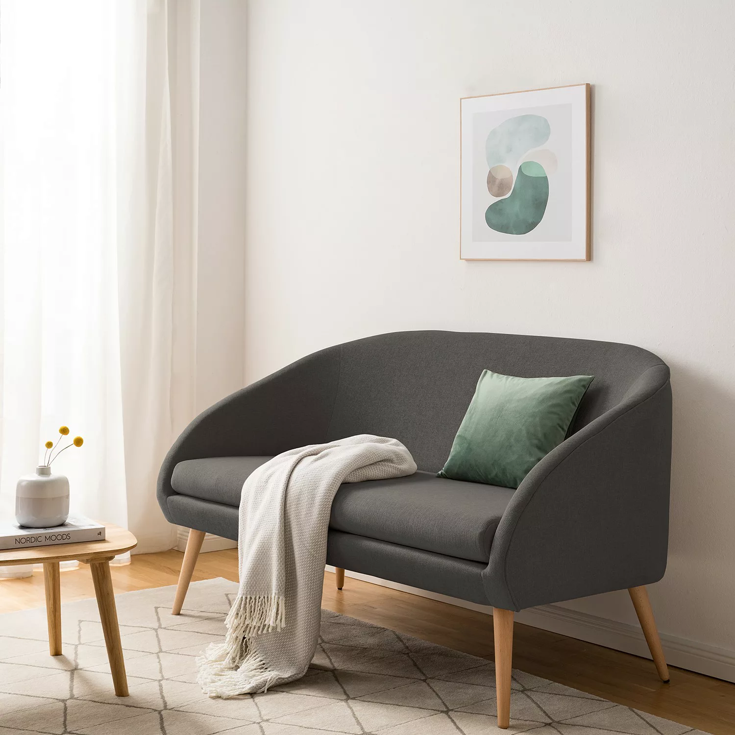 home24 Sofa Volonne (2-Sitzer) günstig online kaufen