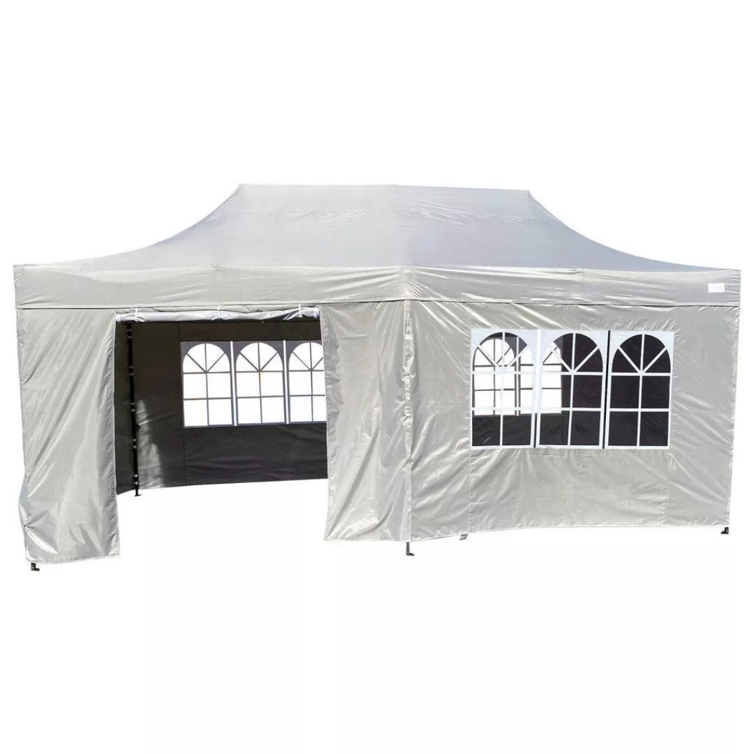 Grasekamp Faltpavillon Modena grau Polyester-Mischgewebe B/H/L: ca. 600x320 günstig online kaufen