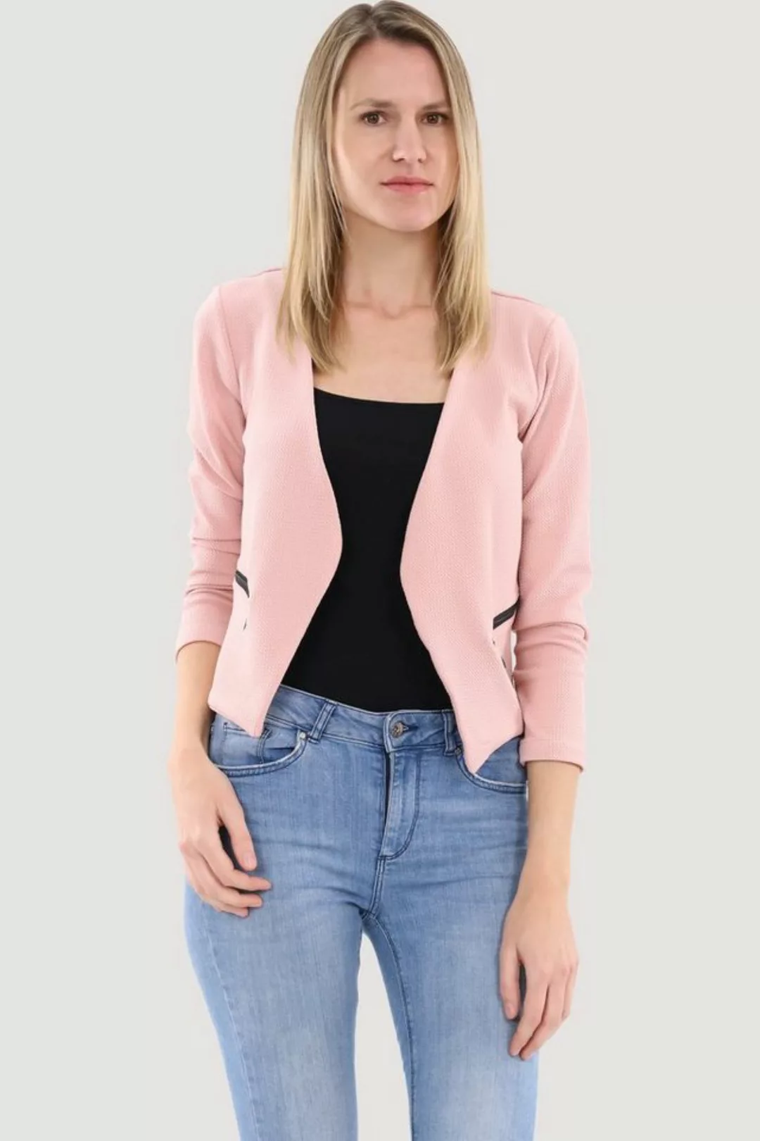 malito more than fashion Jackenblazer 6040 Sweatblazer im Basic-Look günstig online kaufen