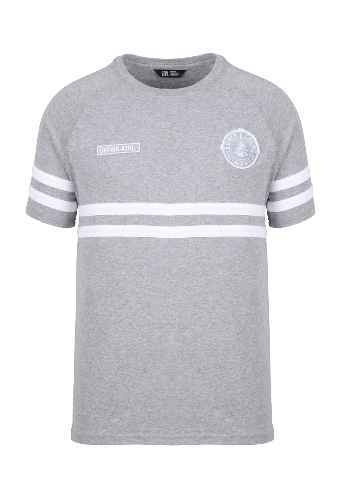 Unfair Athletics Herren T-Shirt DMWU UNFR17-008 Grau Grey Melange günstig online kaufen